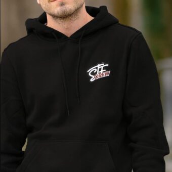 Sweat à Capuche Noir